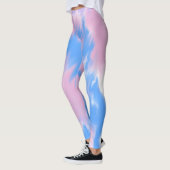 Leggings in Pastel Blue Paars en Roze (Links)