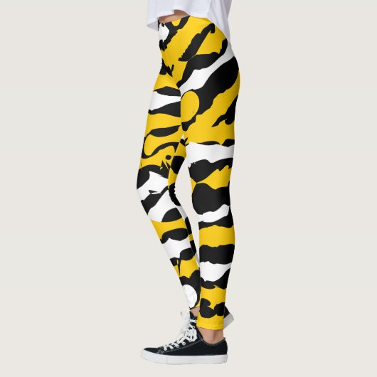 Leggings in stripes yellow (Gauche)