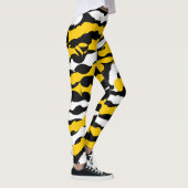 Leggings in stripes yellow (Droite)