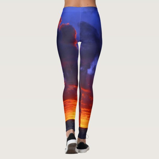 LEGGINGS INCENDIE DE SOLEIL PACIFIQUE (Dos)