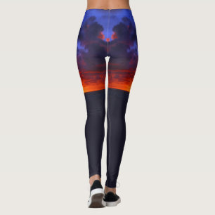 LEGGINGS INCENDIE DE SOLEIL PACIFIQUE