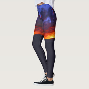 LEGGINGS INCENDIE DE SOLEIL PACIFIQUE