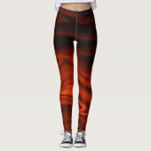 Leggings Incendie liquide par Shirley Taylor (Devant)