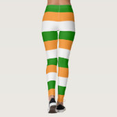 Leggings Inde Couleurs du drapeau national Horizontal (Dos)