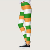 Leggings Inde Couleurs du drapeau national Horizontal (Gauche)