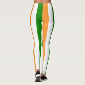 Leggings Inde Drapeau national couleurs Verticale rayé (Dos)