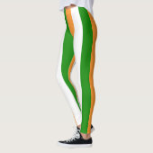 Leggings Inde Drapeau national couleurs Verticale rayé (Gauche)