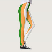 Leggings Inde Drapeau national couleurs Verticale rayé (Droite)