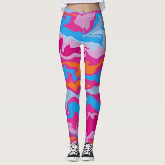 Leggings Inde - Liquify Design (Devant)