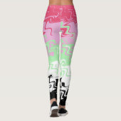 Leggings Indicateur Abstrait de la fierté de réciprocité (Dos)