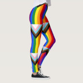 Leggings Indicateur de fierté de progression LGBTQ+ (Droite)