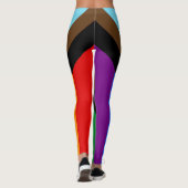 Leggings Indicateur de fierté de progression LGBTQ+ (Dos)