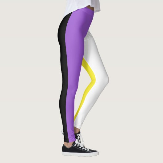 Leggings Indicateur de fierté non binaire (Droite)