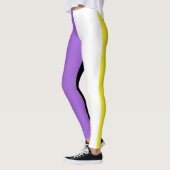 Leggings Indicateur de fierté non binaire (Gauche)