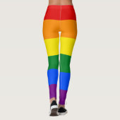 Leggings Indicateur de la fierté arc-en-ciel (Dos)