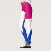 Leggings Indicateur de la fierté et du symbole bisexuel - (Gauche)