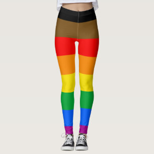 Leggings Indicateur de la fierté LGBTQ (8 bandes)
