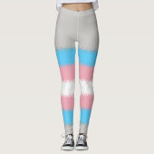 Leggings Indicateur de la Trans Pride (Devant)