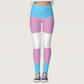 Leggings Indicateur de la Trans Pride (Devant)