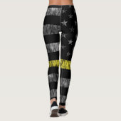 Leggings Indicateur de ligne jaune mince du distributeur (Dos)