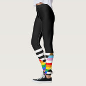 Leggings Indicateur de progrès de l'ally Pride LGBTQ (Gauche)