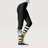 Leggings Indicateur de progrès de l'ally Pride LGBTQ (Droite)