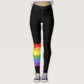 Leggings Indicateur Gay pride (Devant)