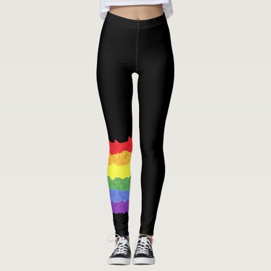 Leggings Indicateur Gay pride (Devant)