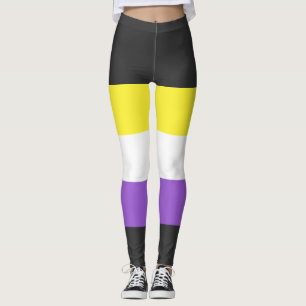 Leggings Indicateur non binaire Rainbow Pride