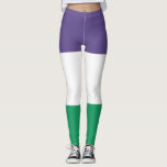 Leggings Indicateur Suffragette<br><div class="desc">Ce dessin est orné du drapeau du mouvement des suffragettes, qui au 20ème siècle s'est battu pour le droit de vote aux élections publiques, connu sous le nom de suffrage des femmes. Le terme "suffragette" a été inventé pour la première fois pour minimiser le mouvement, mais les femmes impliquées ont...</div>