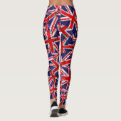Leggings Indicateur Union Jack | Drapeau du Royaume-Uni | D (Dos)