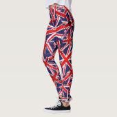 Leggings Indicateur Union Jack | Drapeau du Royaume-Uni | D (Gauche)