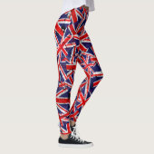 Leggings Indicateur Union Jack | Drapeau du Royaume-Uni | D (Droite)