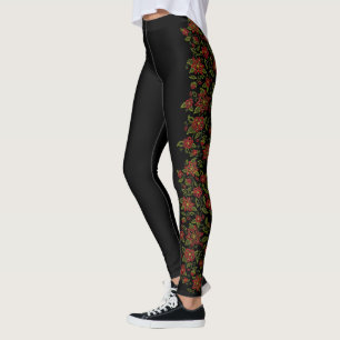 Leggings Indigène de guêtres de Metis perlant des guêtres