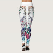 Leggings Indigo avec White (Dos)