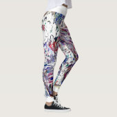 Leggings Indigo avec White (Droite)