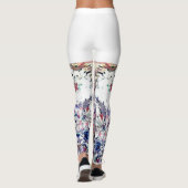 Leggings Indigo et blanc (Dos)