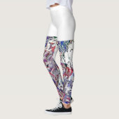 Leggings Indigo et blanc (Gauche)