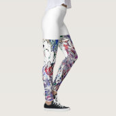 Leggings Indigo et blanc (Droite)