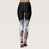 Leggings Indigo et noir (Dos)