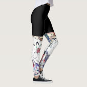 Leggings Indigo et noir (Droite)