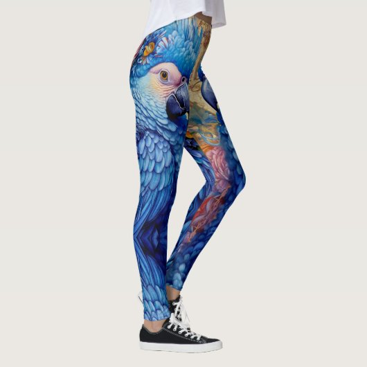 Leggings Indigo Macaw - Joty (Droite)