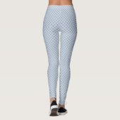 Leggings Indigo Motif blanc et bleu pour Customiser (Dos)
