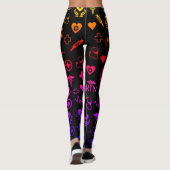Leggings Infirmière RN Médicale Black Multi (Dos)
