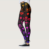 Leggings Infirmière RN Médicale Black Multi (Gauche)