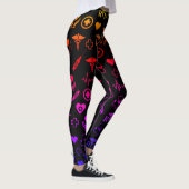 Leggings Infirmière RN Médicale Black Multi (Droite)