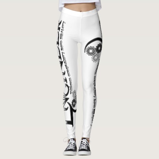 Leggings Ingénieur Metallic - Complexité À La Réalité (Devant)