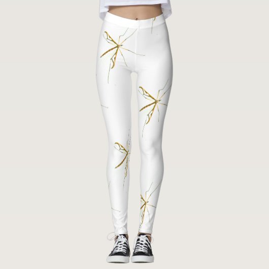 Leggings insecte géant blanc (Devant)