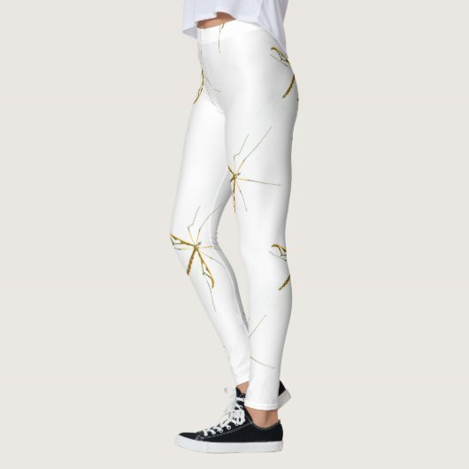 Leggings insecte géant blanc (Gauche)