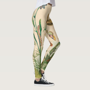 Leggings Insectes vintages, Papillons, Caterpillar